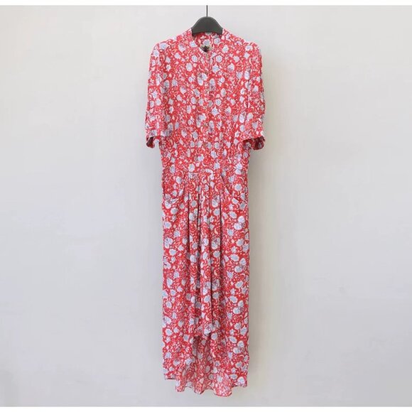 Zadig & Voltaire Rima Flowers Field Midi Dress - Picture 6 of 9